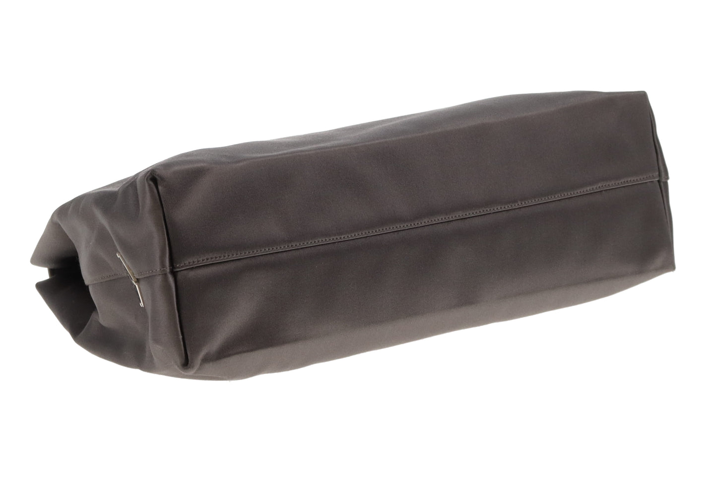 Prada Top Handle Bag Silver Satin
