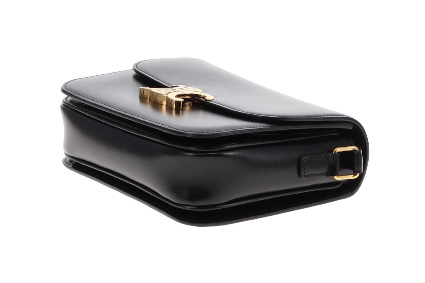 Celine Triomphe Classic Black Smooth Leather GHW