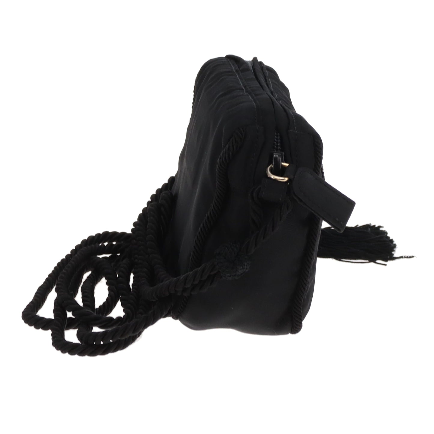 Prada Camera Bag Mini Black Beaded