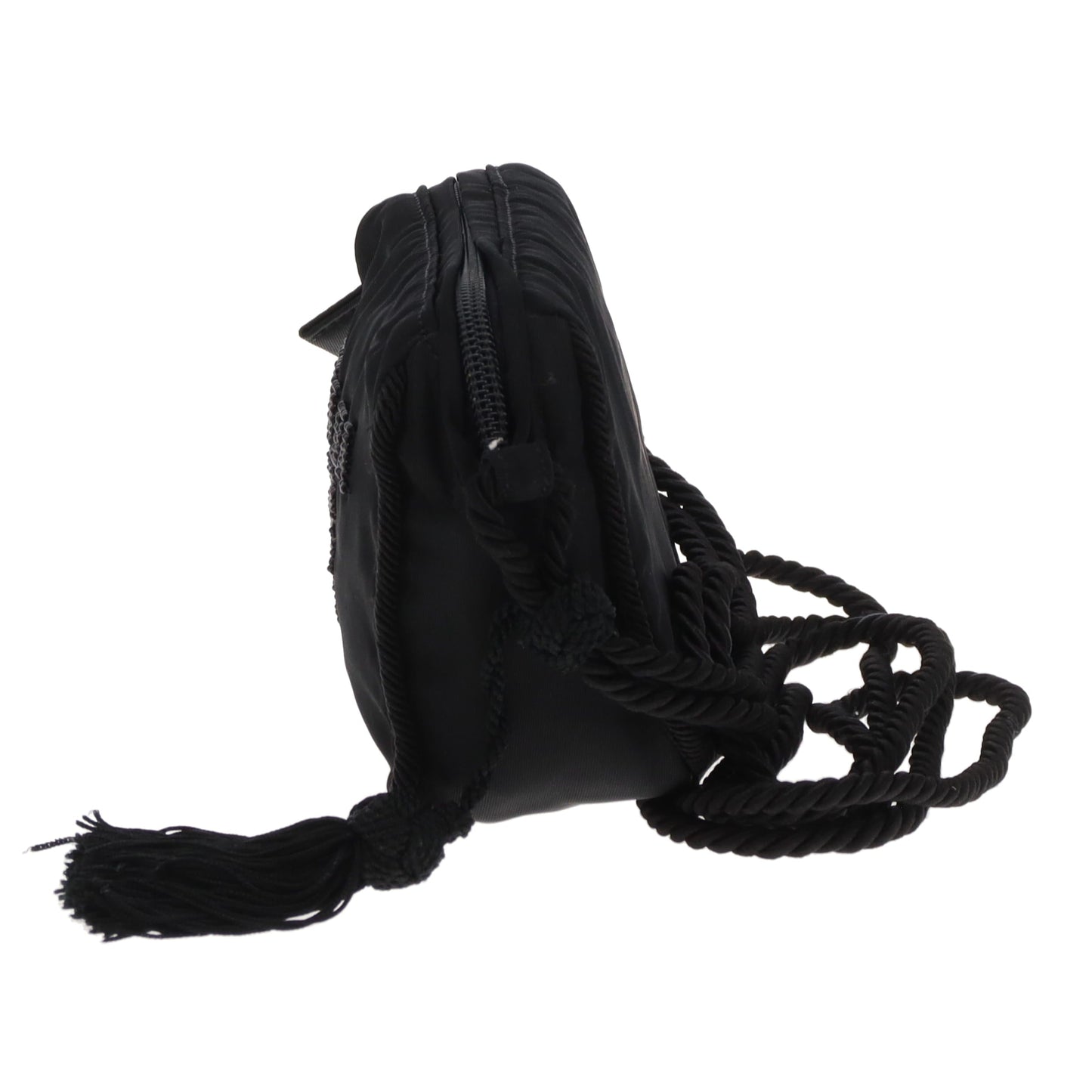 Prada Camera Bag Mini Black Beaded