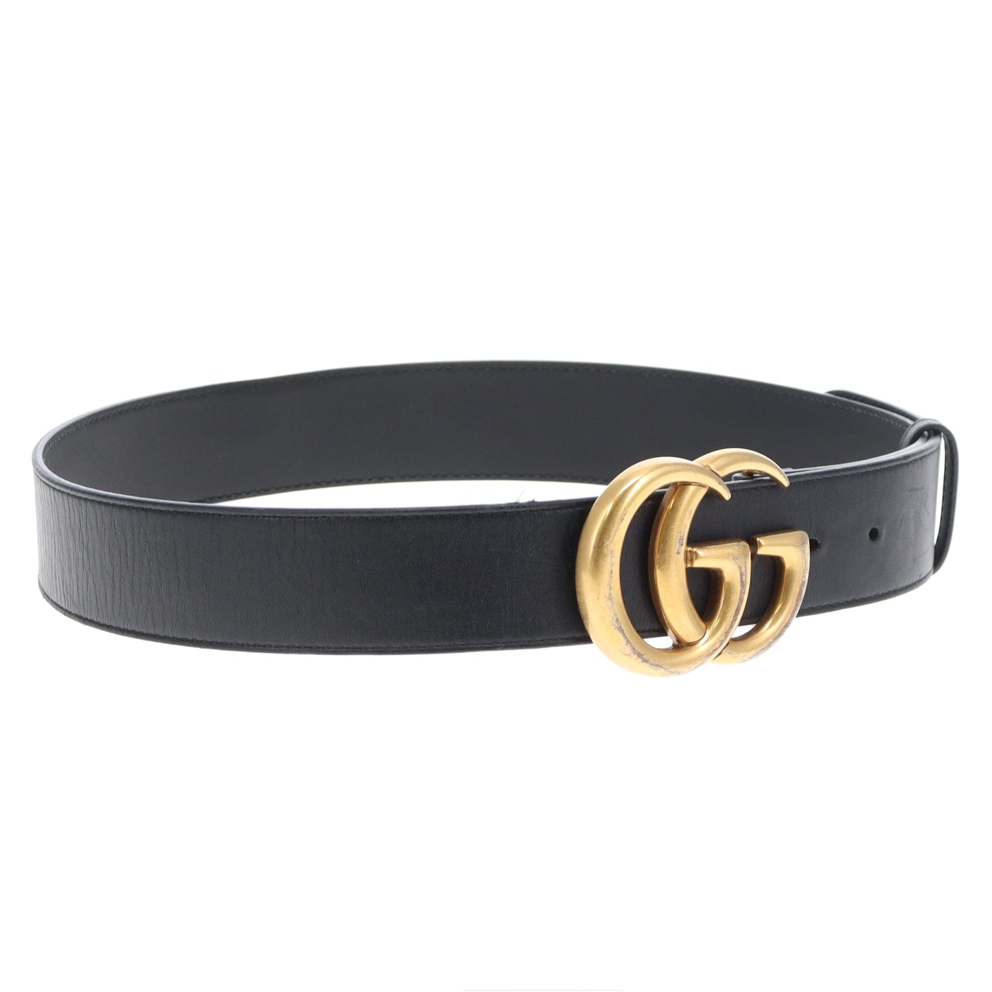Gucci GG Belt 40mm Black GHW (size 80cm)