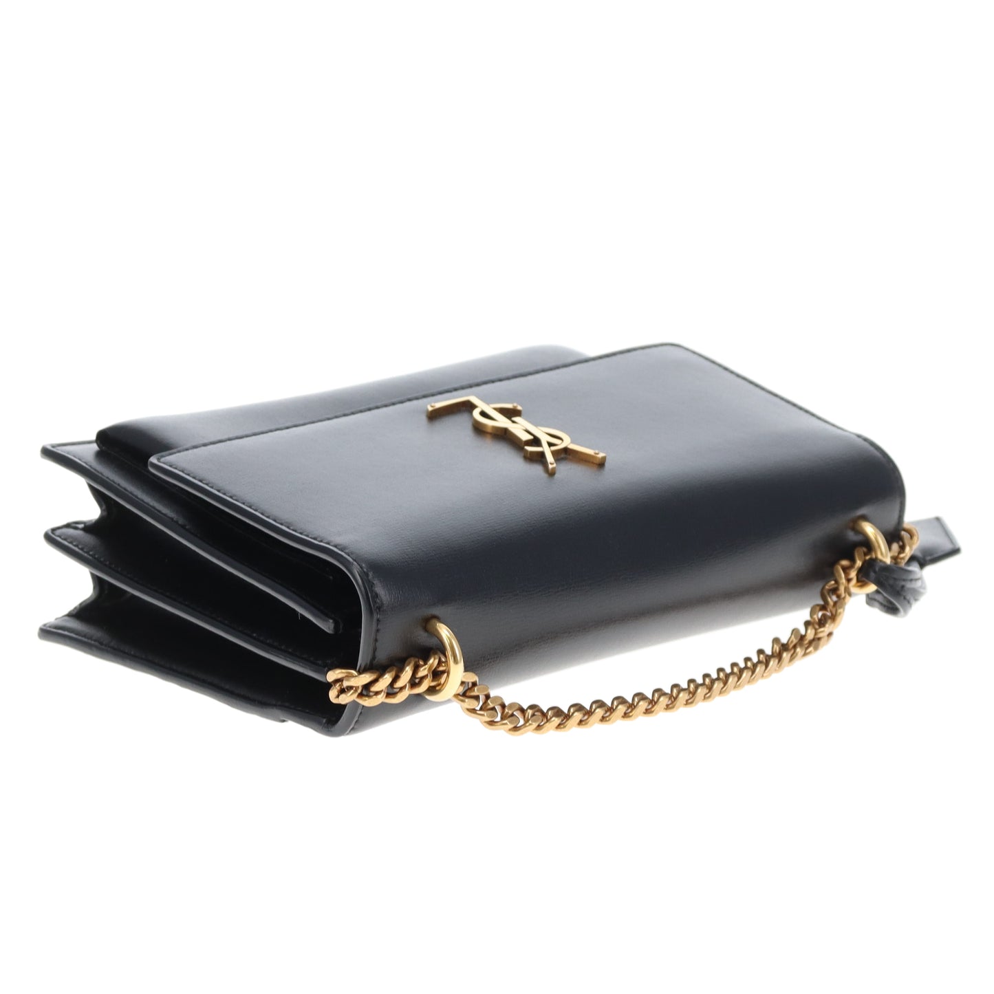 Saint Laurent Sunset Small Black With Antiqued Gold Hardware