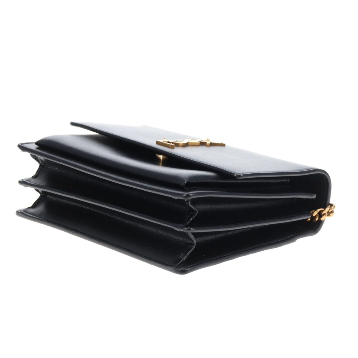 Saint Laurent Sunset Small Black With Antiqued Gold Hardware