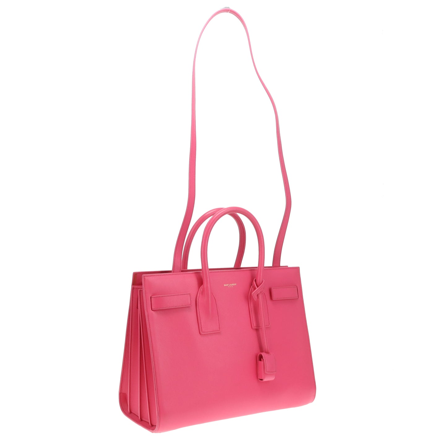 Saint Laurent Sac Du Jour Pink Small With Strap