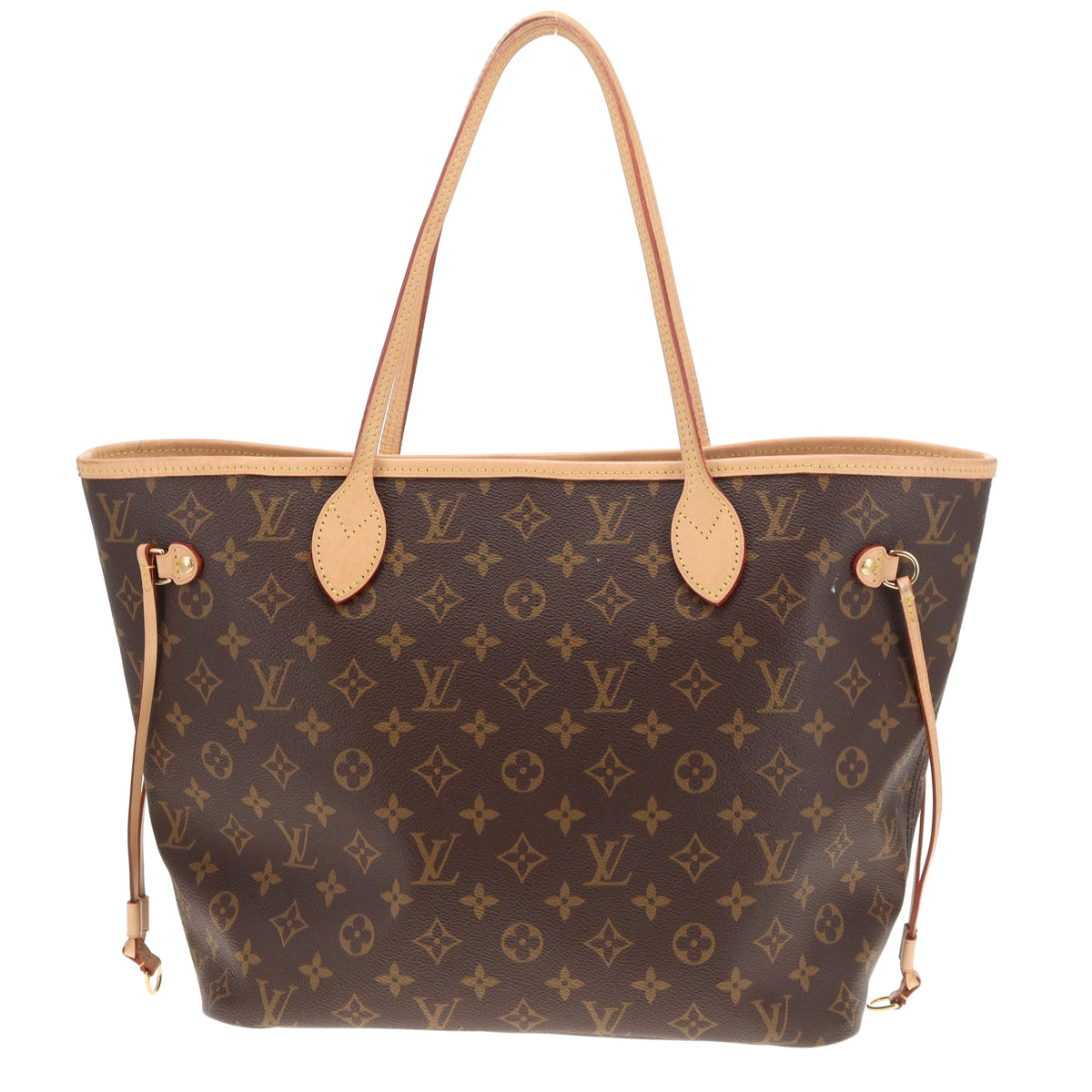 Louis Vuitton Neverfull MM Monogram Beige No Pochette (NFID)