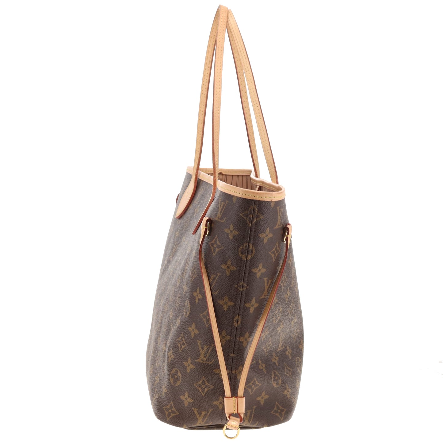 Louis Vuitton Neverfull MM Monogram Beige No Pochette (NFID)