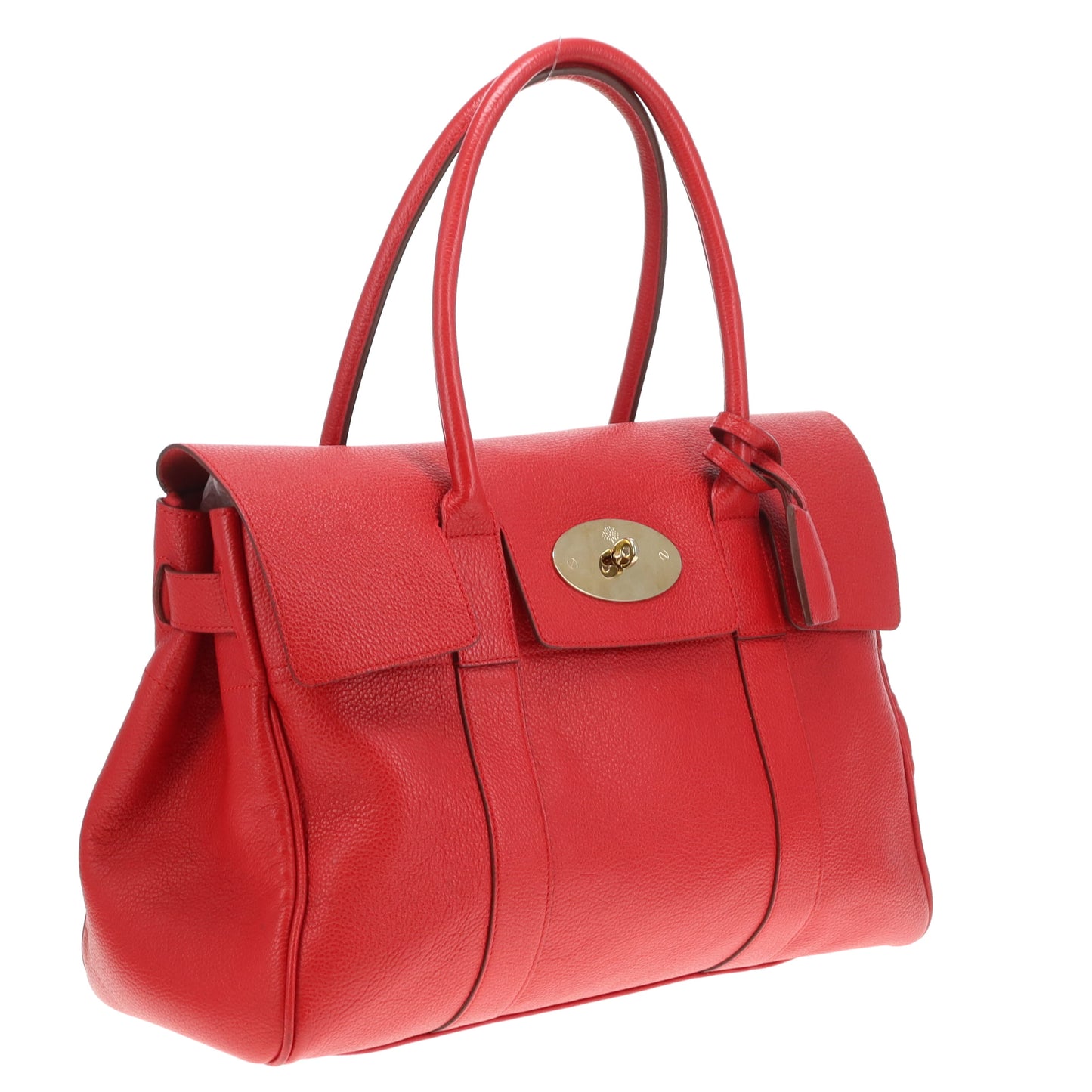 Mulberry Bayswater Red Small Classic Grain Leather & Gold Hardware