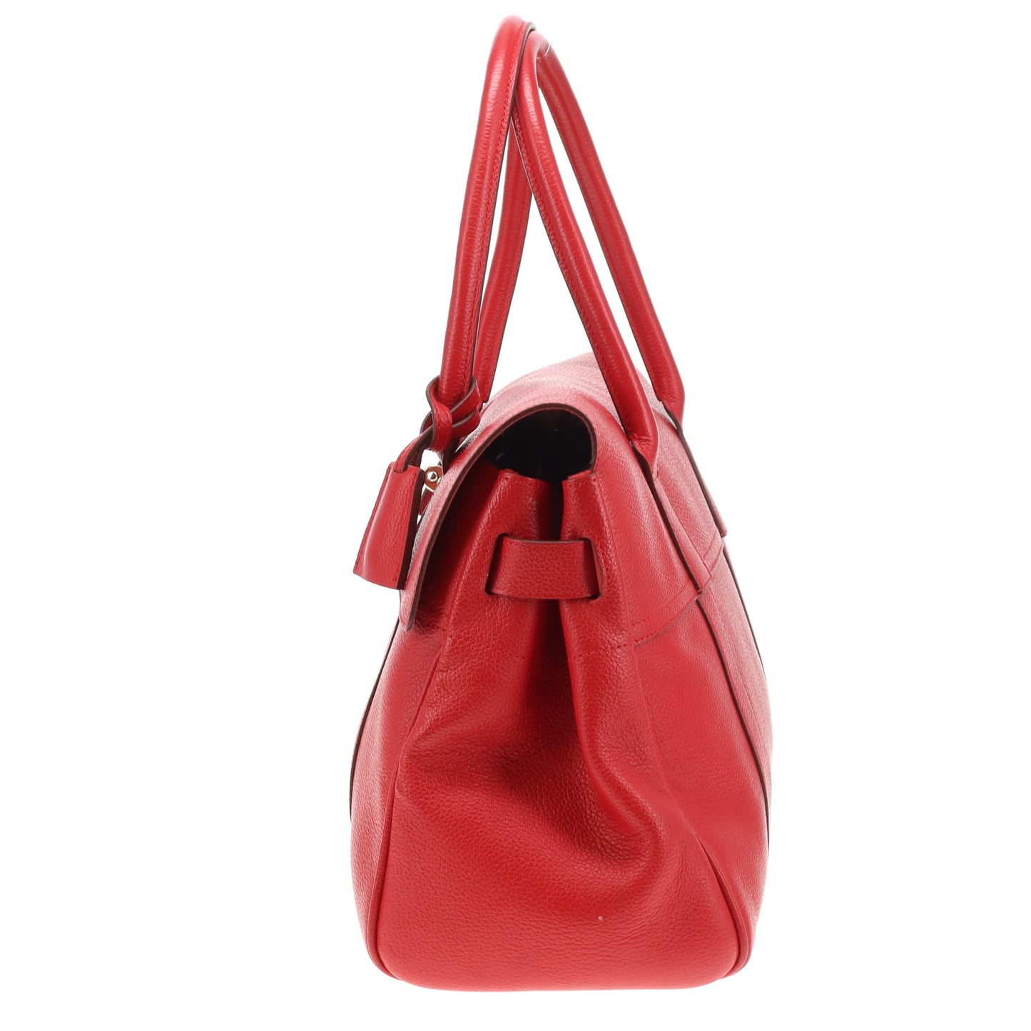 Mulberry Bayswater Red Small Classic Grain Leather & Gold Hardware