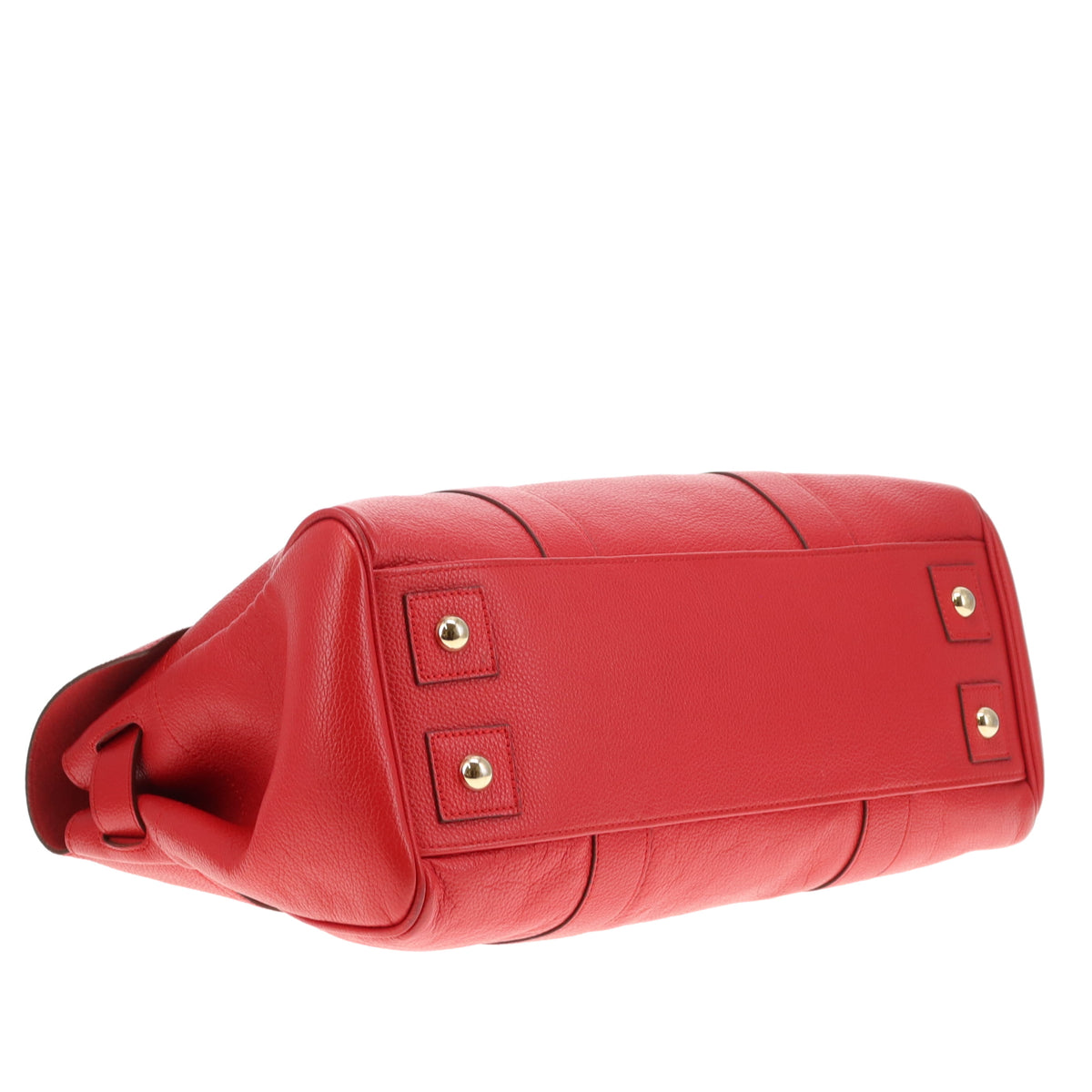 Mulberry Bayswater Red Small Classic Grain Leather & Gold Hardware