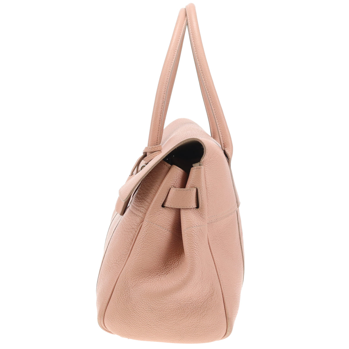 Mulberry Bayswater Plaster Pink Small Classic Grain Leather & Gold Hardware