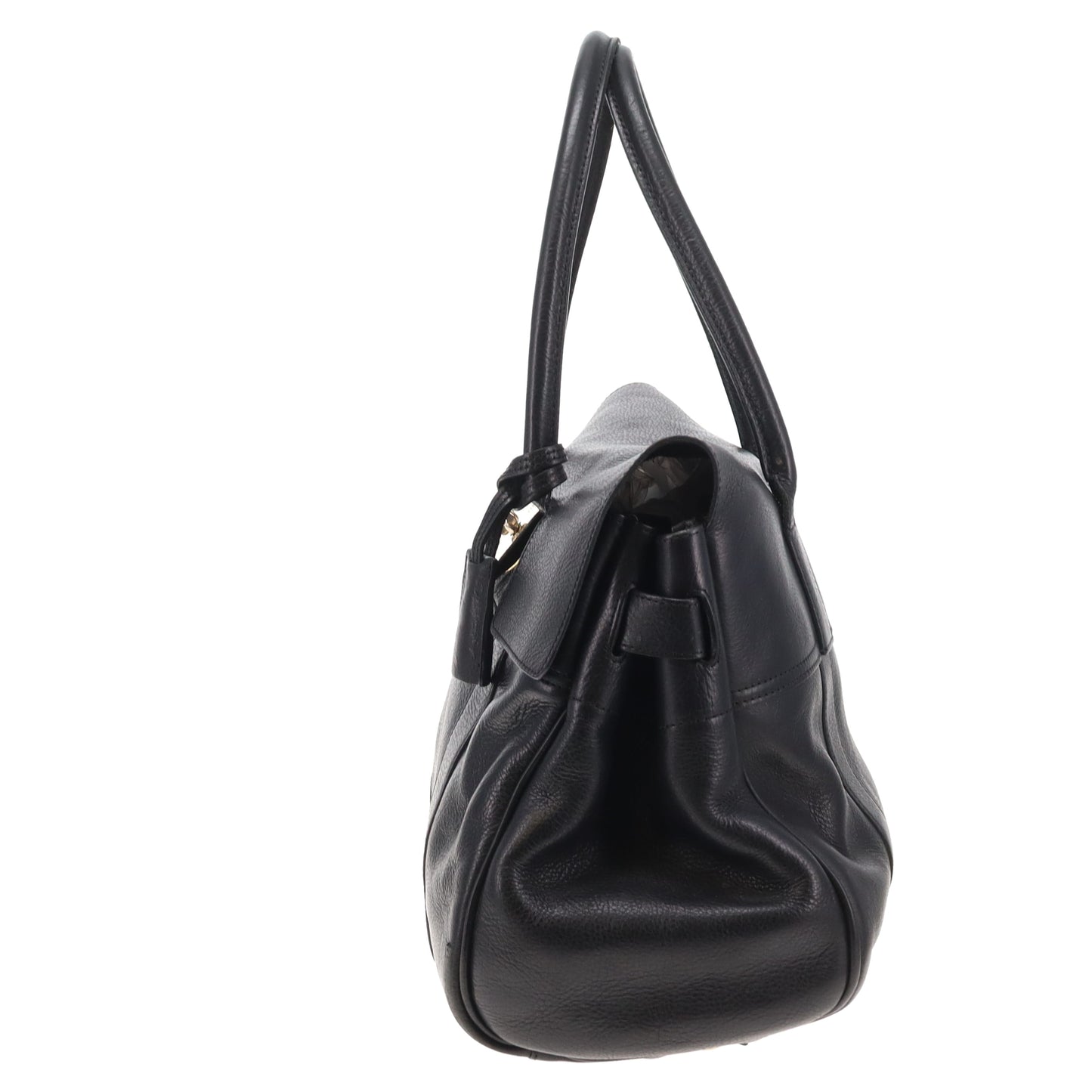 Mulberry Bayswater Black NVT With Gold Hardware