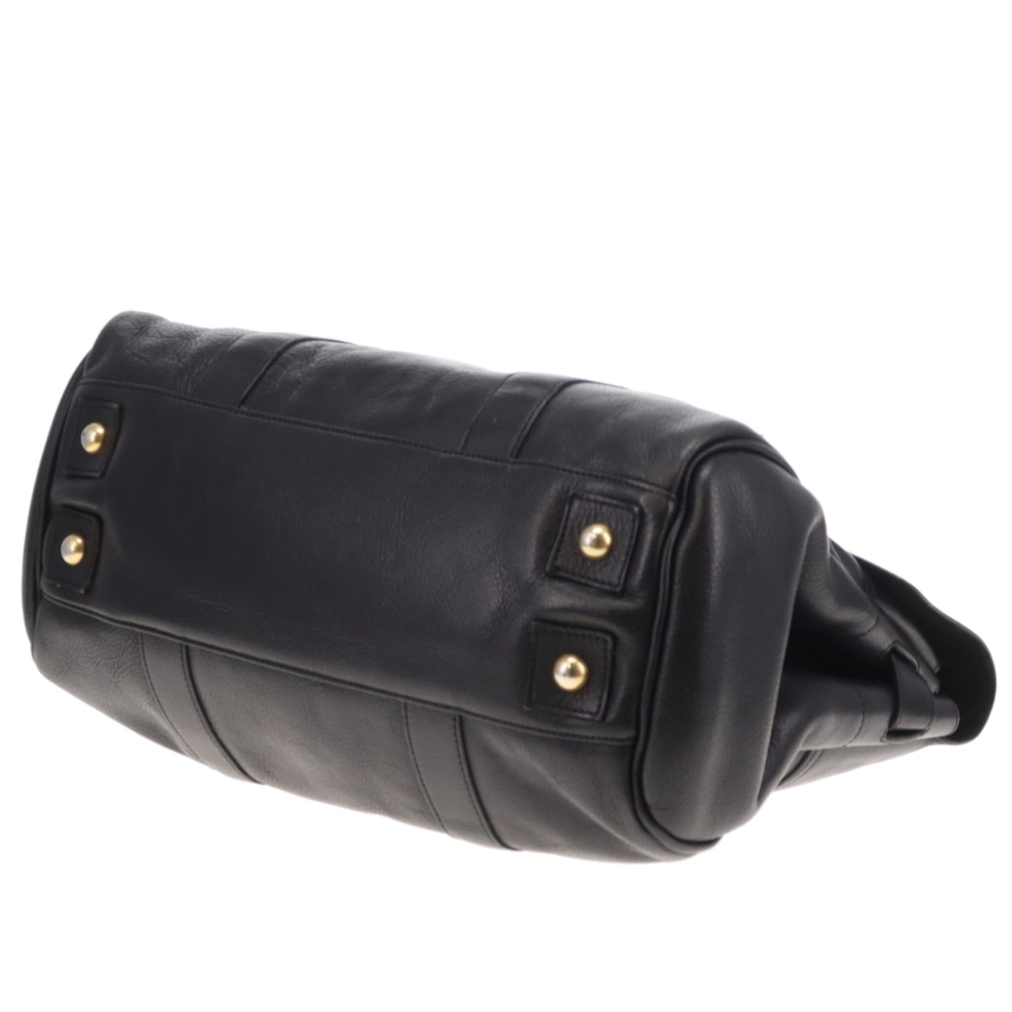 Mulberry Bayswater Black NVT With Gold Hardware