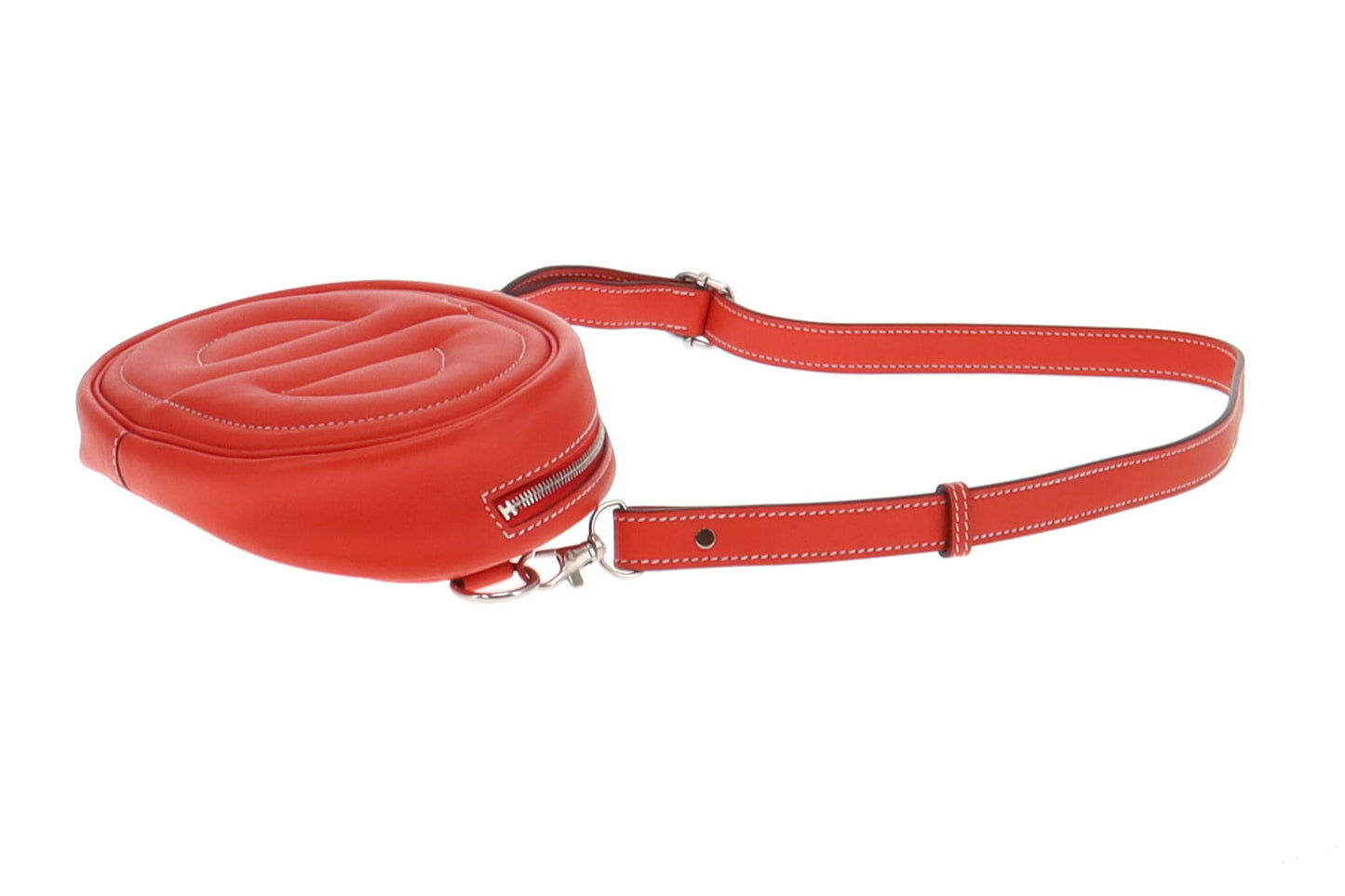 Hermes Capucine Red Swift Leather In The Loop Belt Bag 2021