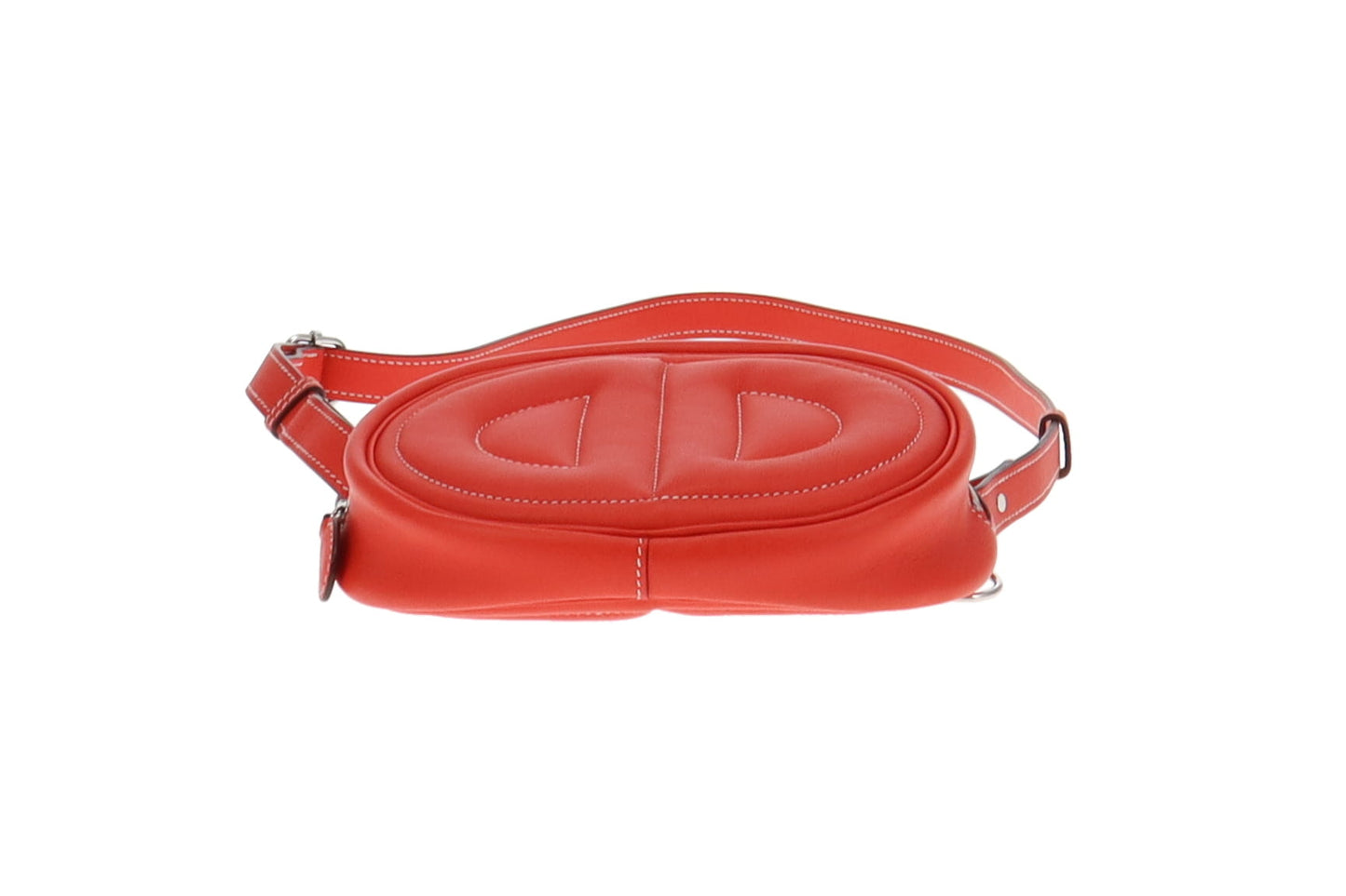 Hermes Capucine Red Swift Leather In The Loop Belt Bag 2021