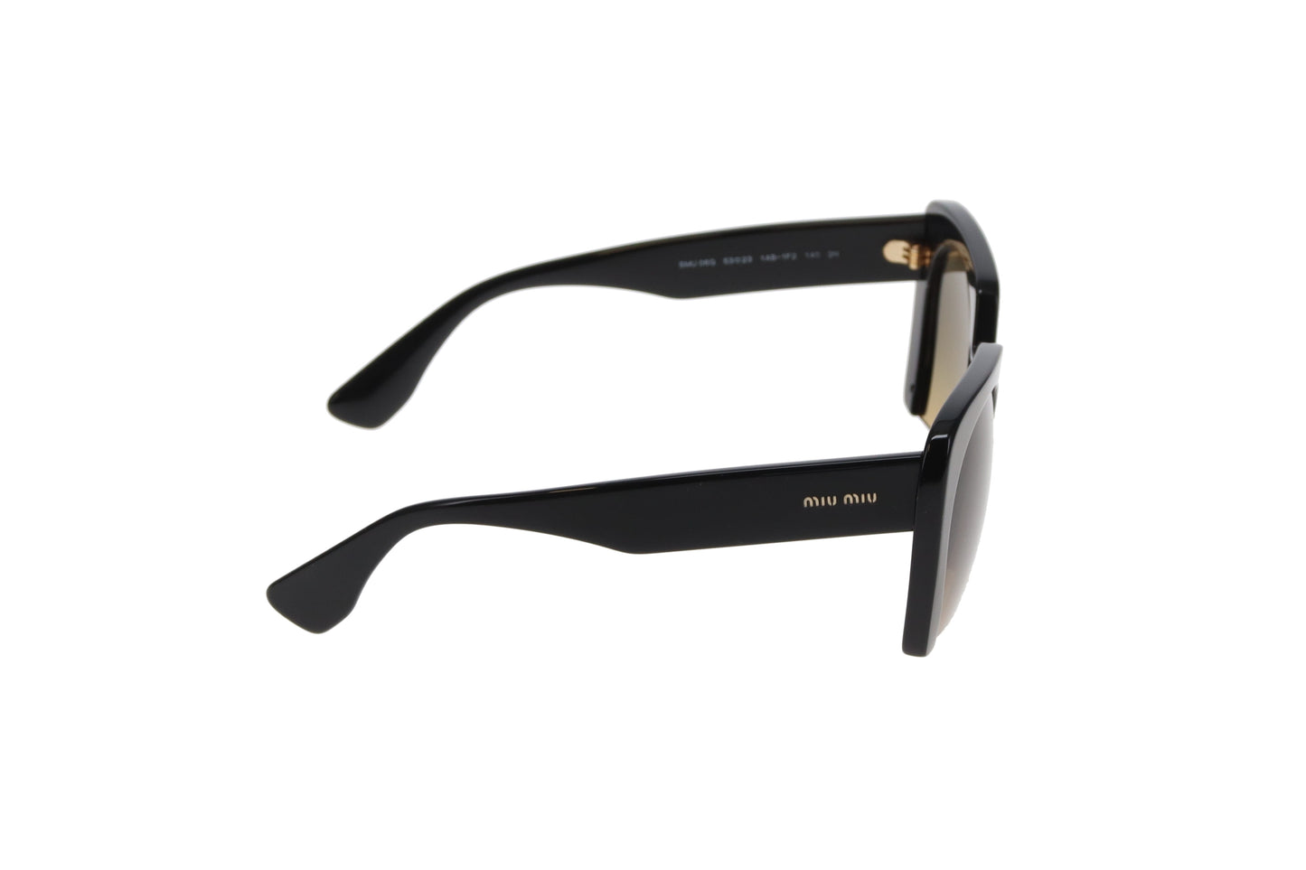 Miu Miu Sunglasses SMU11O Half Rim Black