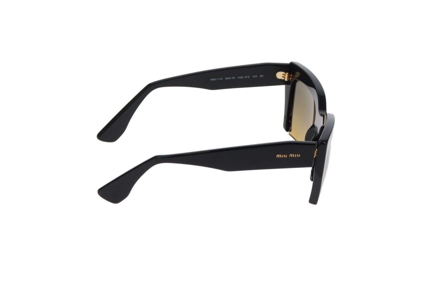 Miu Miu Sunglasses SMU06Q Half Rim Black