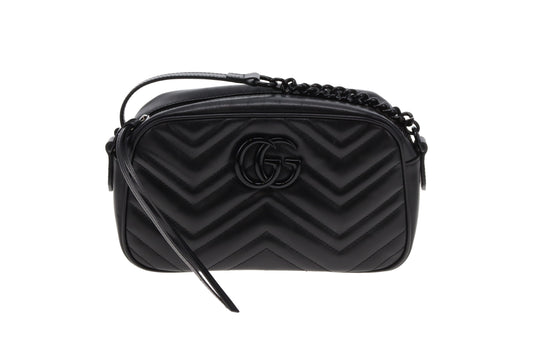 Gucci Marmont Small Camera Bag Black DTM