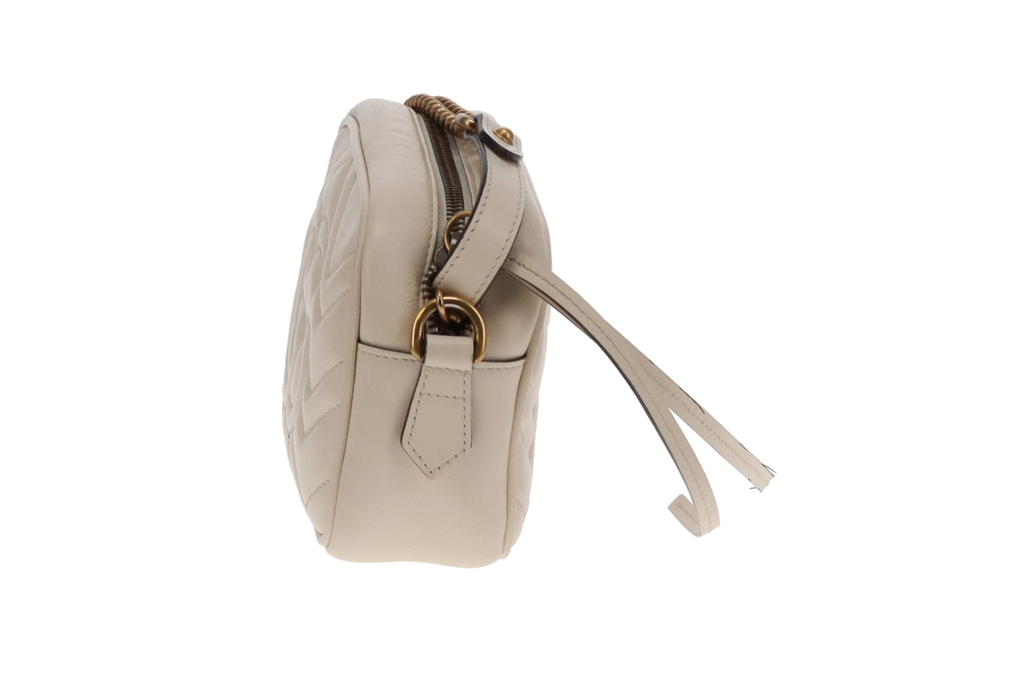 Gucci Marmont Mini Camera Bag Ivory GHW