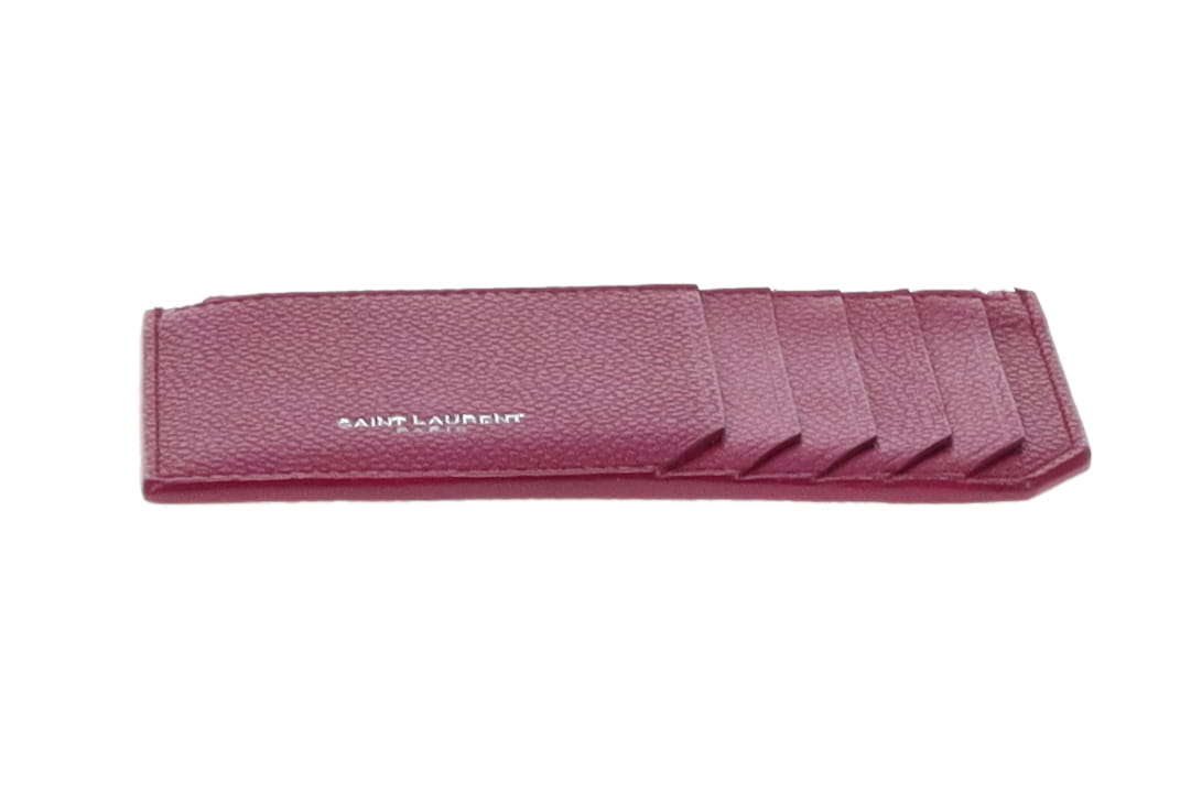 Saint Laurent Fragments Card Case Purple