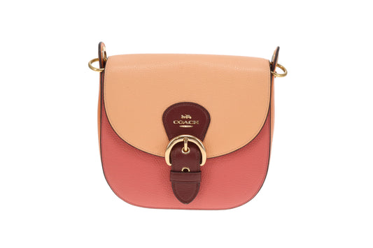 Coach Kleo Pebbled Leather Satchel Crossbody