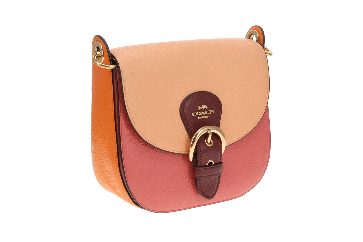 Coach Kleo Pebbled Leather Satchel Crossbody