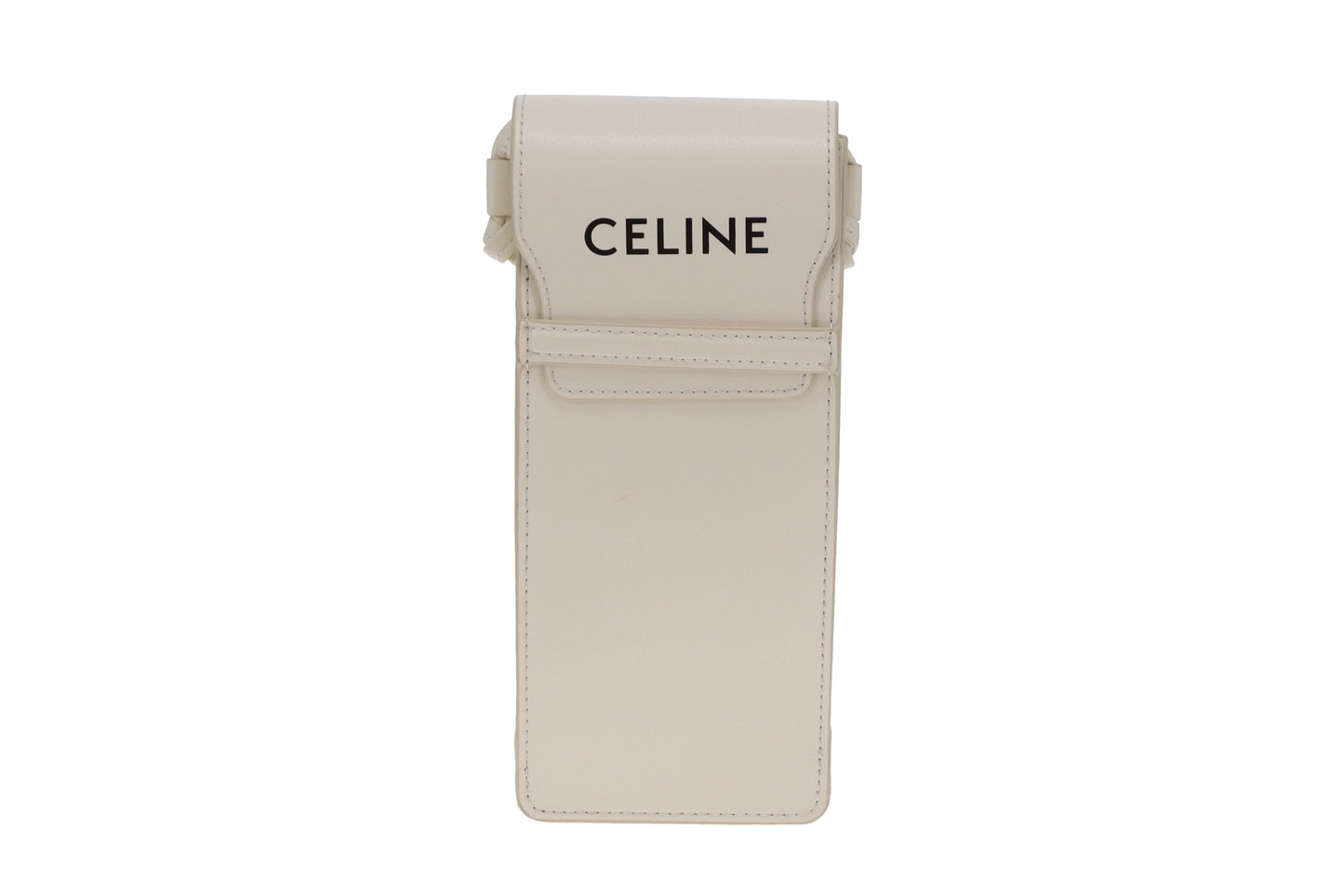 Celine Phone/Sunglasses Pouch In Smooth Calfskin Ivory