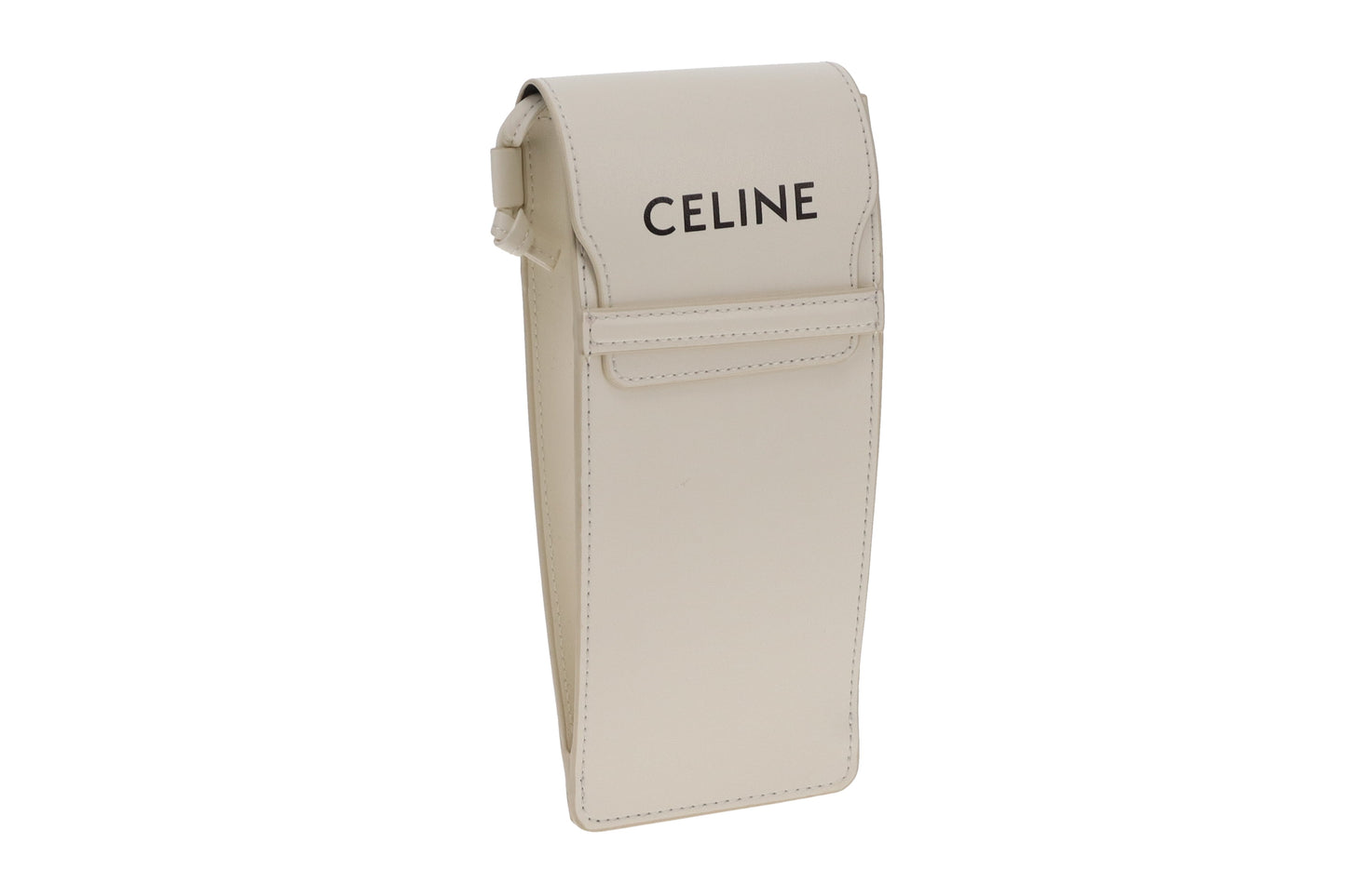 Celine Phone/Sunglasses Pouch In Smooth Calfskin Ivory