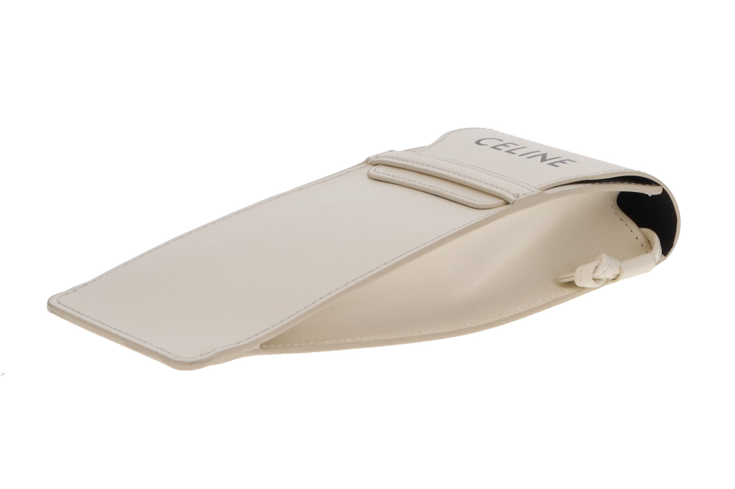 Celine Phone/Sunglasses Pouch In Smooth Calfskin Ivory