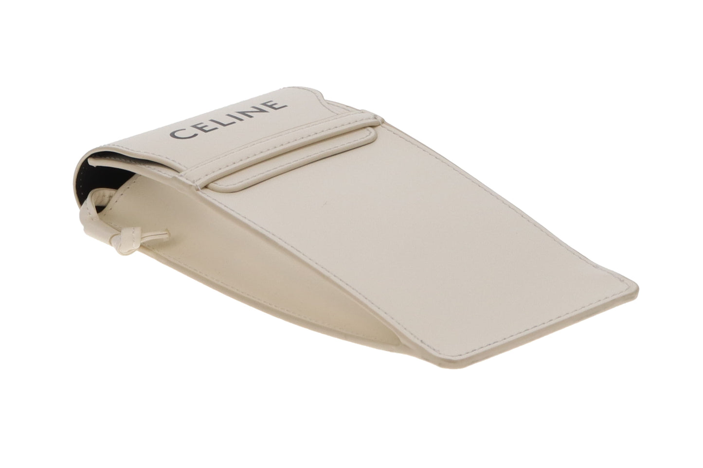 Celine Phone/Sunglasses Pouch In Smooth Calfskin Ivory