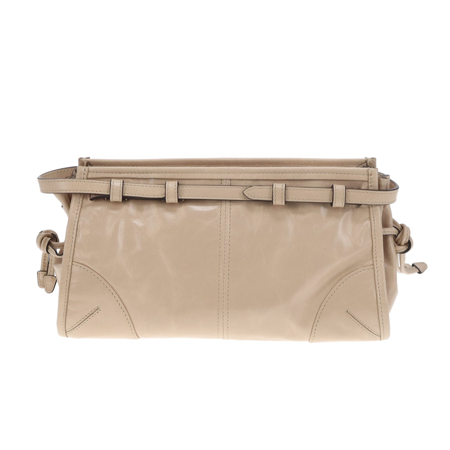 Prada  Bonnie Small Shoulder Bag Beige GHW