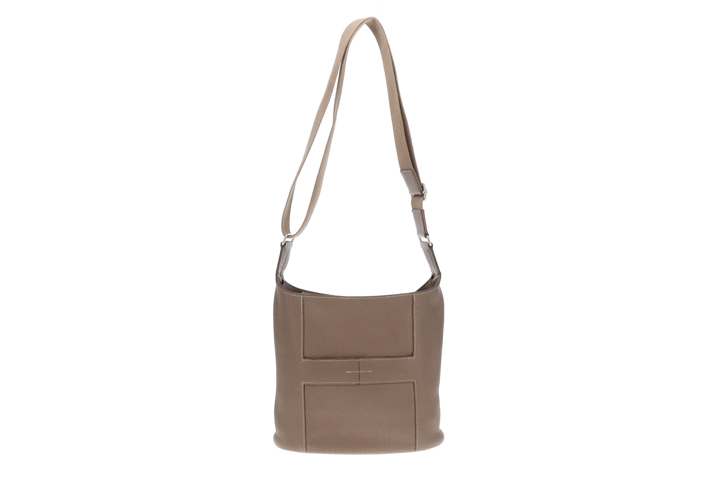 Hermes Good News PM Etoupe Clemence Crossbody Bag 2008