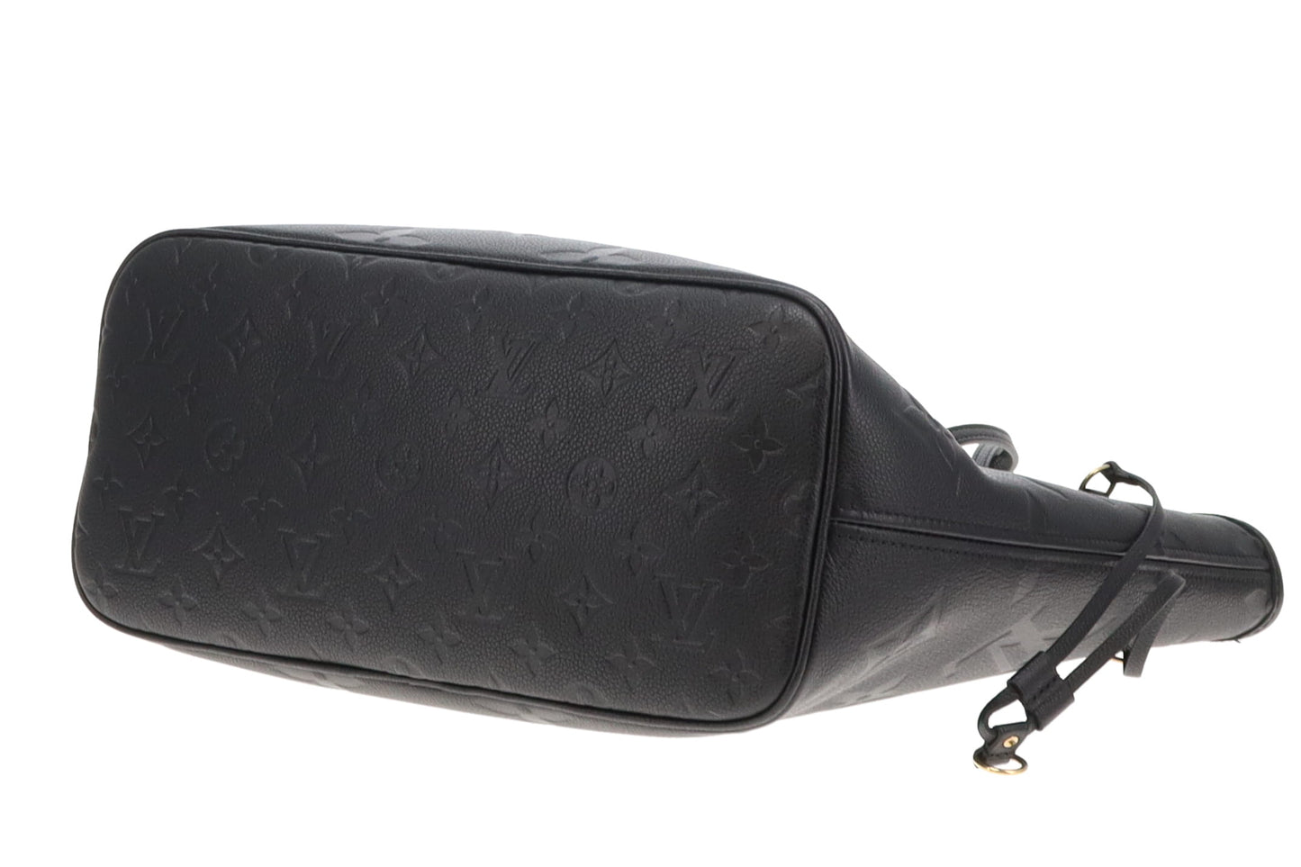 Louis Vuitton Neverfull MM Black Empreinte with Pochette (NFID)