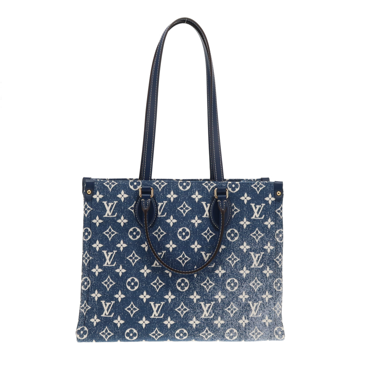Louis Vuitton OnTheGo PM Limited Edition Bleu Denim Monogram NFID