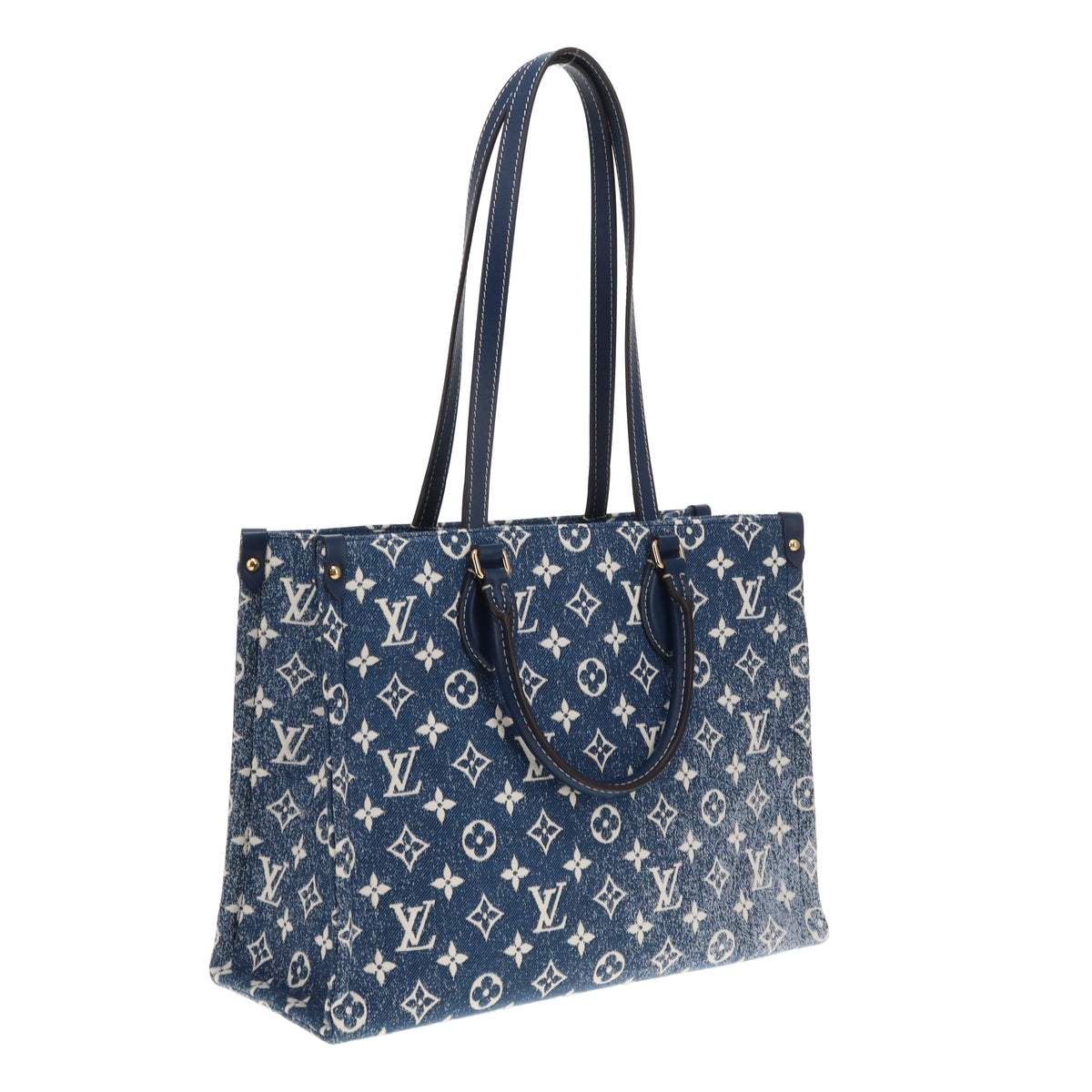 Louis Vuitton OnTheGo PM Limited Edition Bleu Denim Monogram NFID