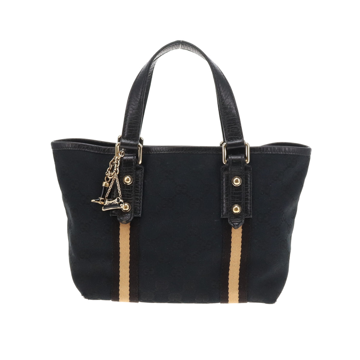 Gucci Jolicoeur Small Tote Black with Charms