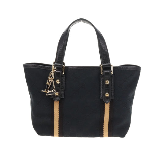 Gucci Jolicoeur Small Tote Black with Charms