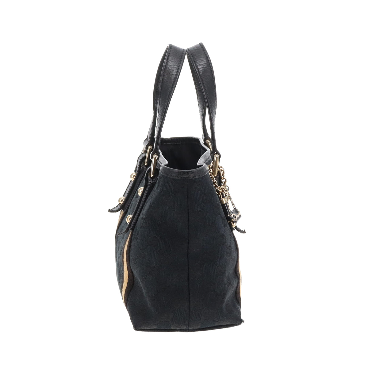 Gucci Jolicoeur Small Tote Black with Charms