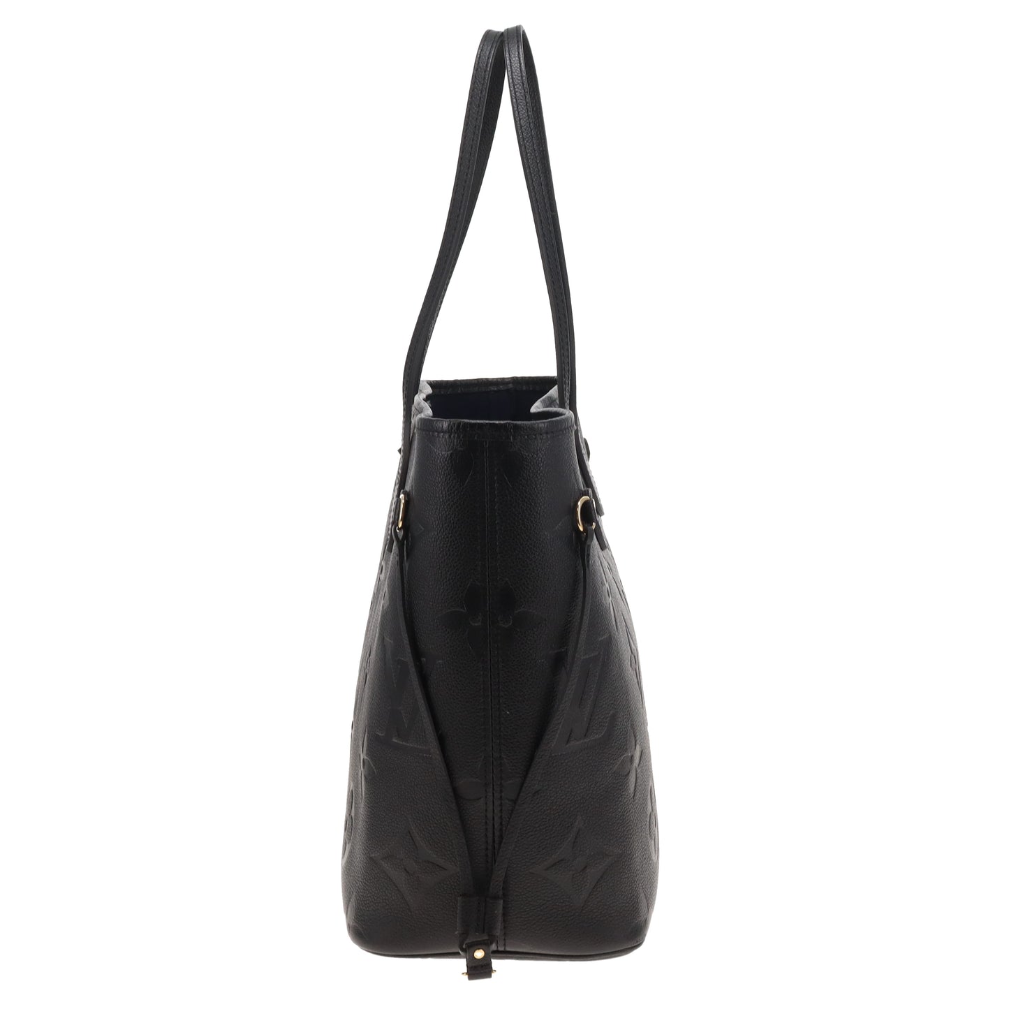 Louis Vuitton Neverfull MM Monogram Empreinte Noir With Pochette (NFID)