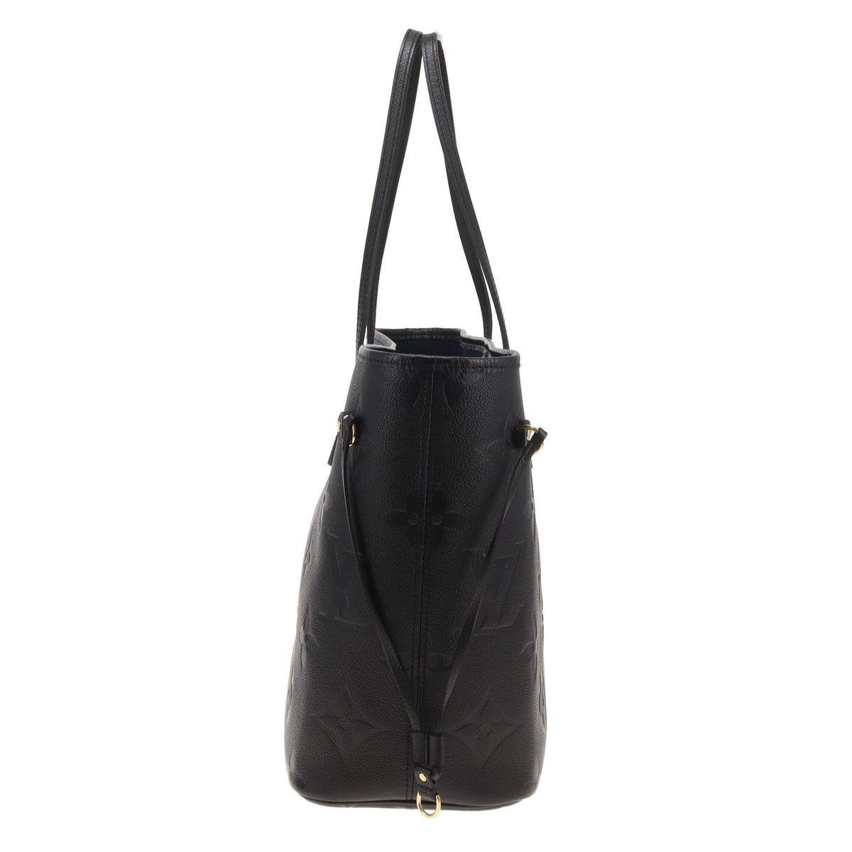 Louis Vuitton Neverfull MM Monogram Empreinte Noir With Pochette (NFID)