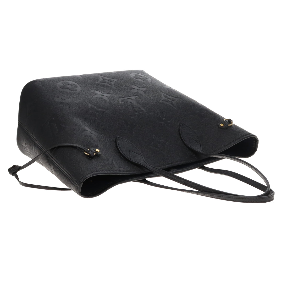 Louis Vuitton Neverfull MM Monogram Empreinte Noir With Pochette (NFID)