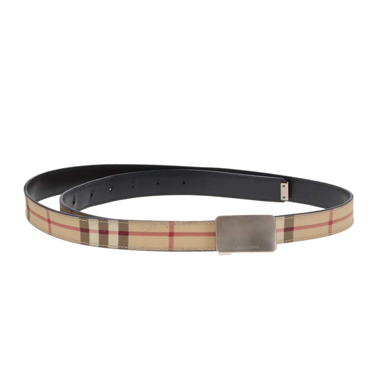 Burberry Belt In Nova Check Thin 42/105