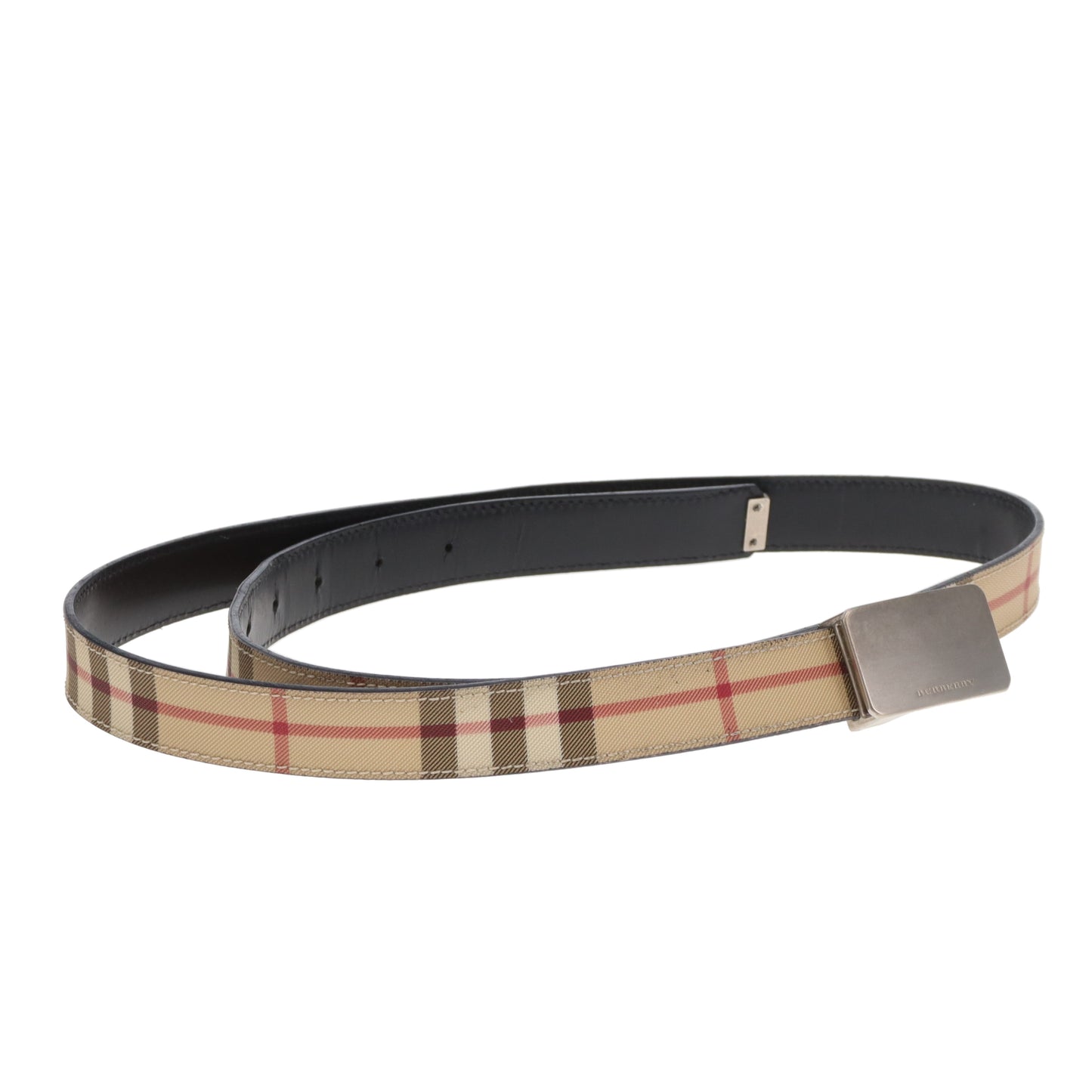 Burberry Belt In Nova Check Thin 42/105