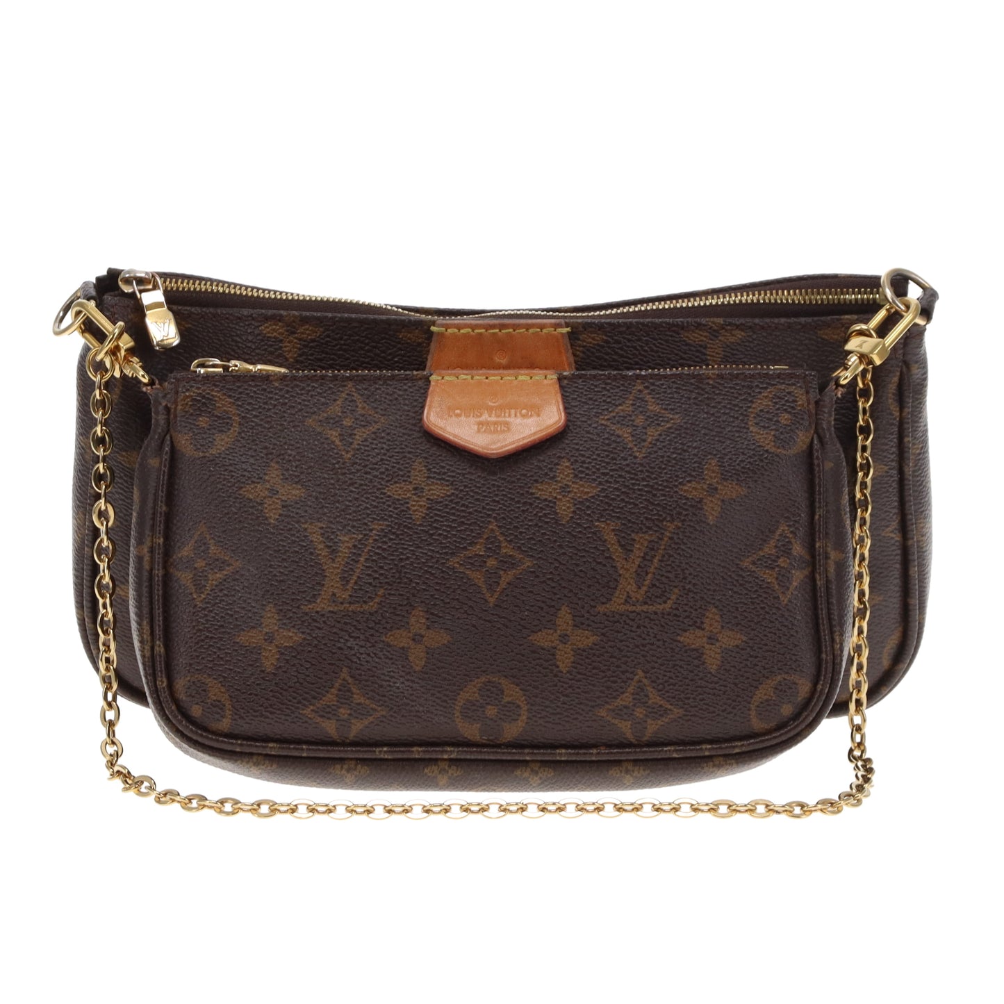 Louis Vuitton Multi Pochette Monogram and Khaki Strap (NFID)