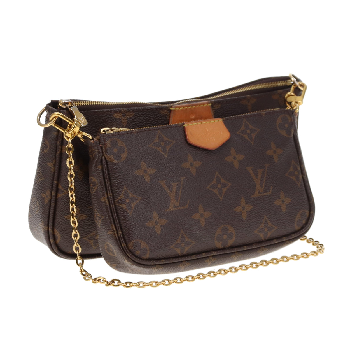 Louis Vuitton Multi Pochette Monogram and Khaki Strap (NFID)