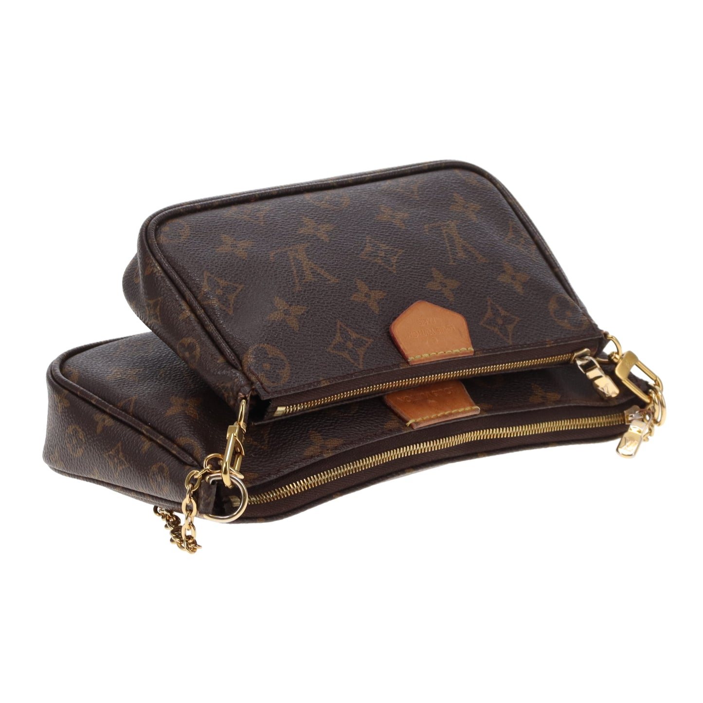 Louis Vuitton Multi Pochette Monogram and Khaki Strap (NFID)