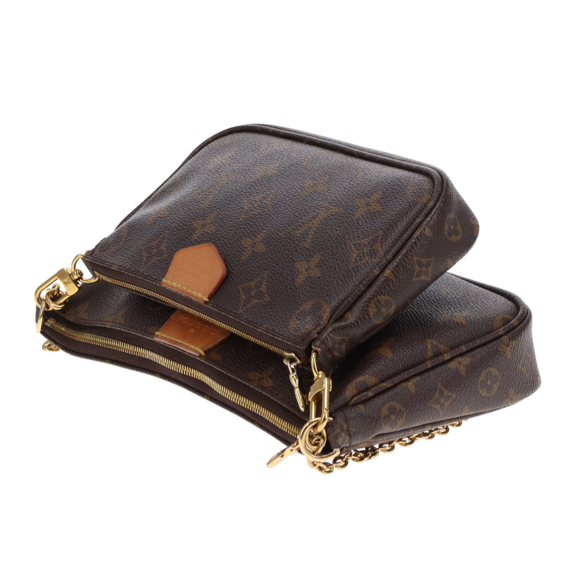Louis Vuitton Multi Pochette Monogram and Khaki Strap (NFID)