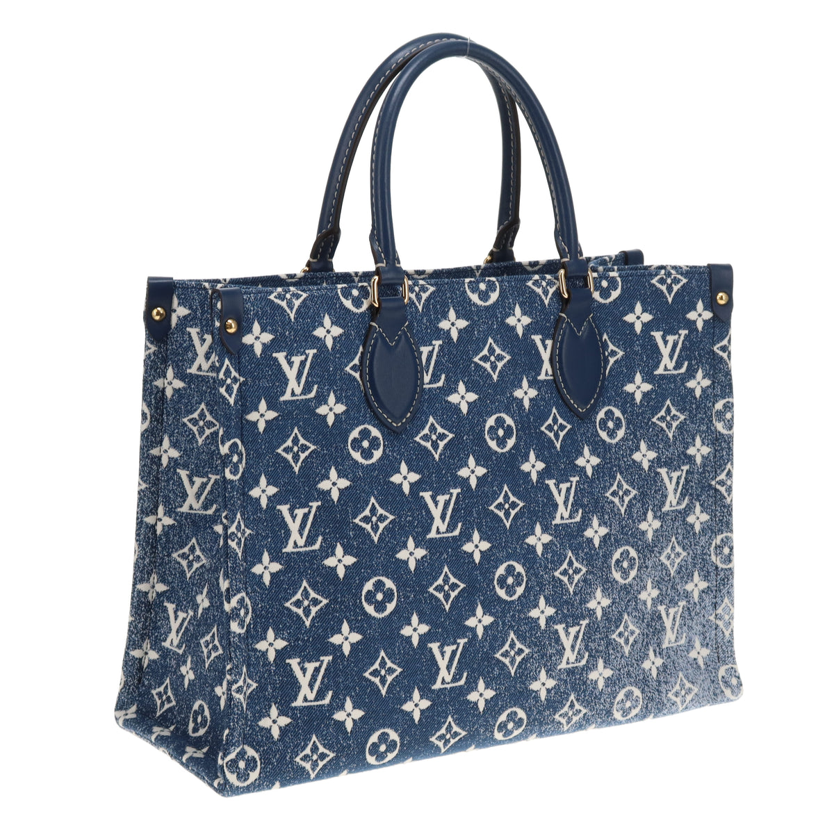 Louis Vuitton OnTheGo PM Limited Edition Bleu Denim Monogram NFID