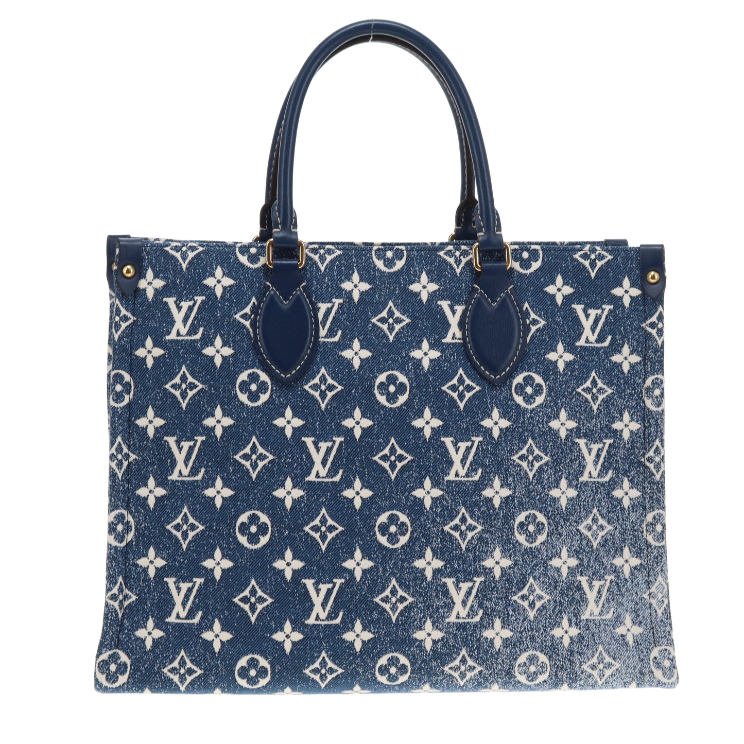 Louis Vuitton OnTheGo PM Limited Edition Bleu Denim Monogram NFID