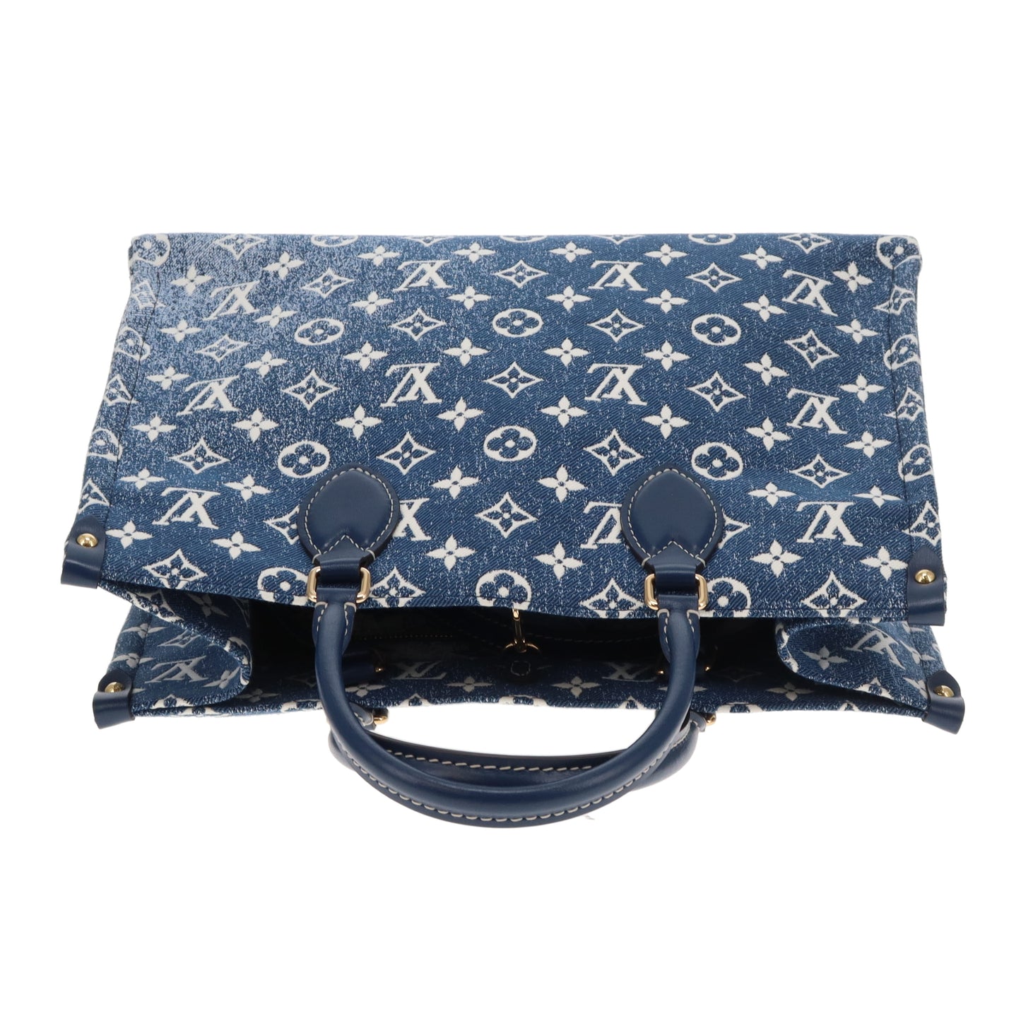 Louis Vuitton OnTheGo PM Limited Edition Bleu Denim Monogram NFID