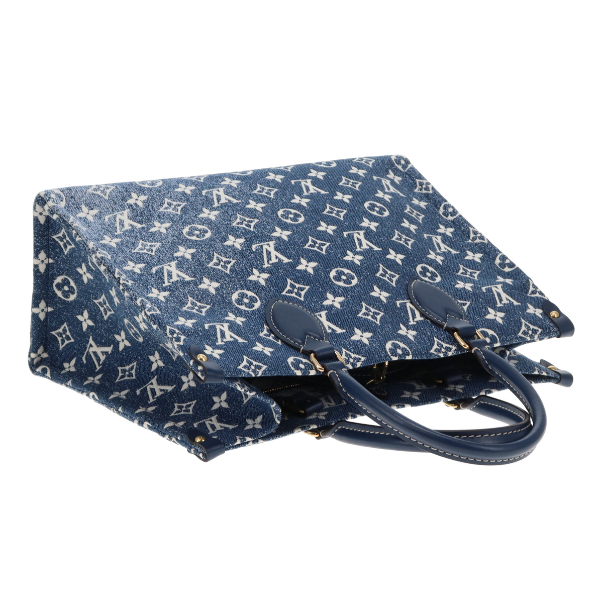 Louis Vuitton OnTheGo PM Limited Edition Bleu Denim Monogram NFID